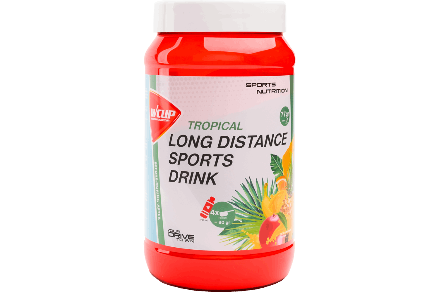 Wcup - Sports Drink Tropical Long Distance 1020 Gram